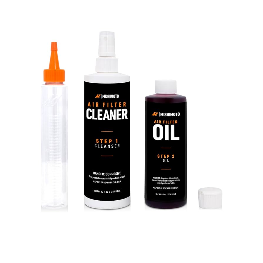 Amazon.com: Air Filter Re-Oil Kit Red Mishimoto : Automotive